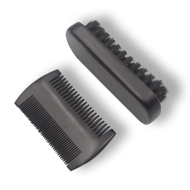 Custom Logo Beard Comb and Brush Bulk Handmade Awilke Branding