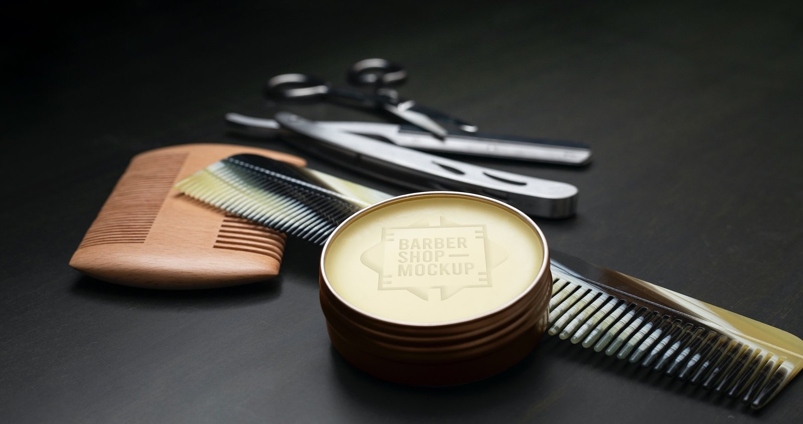 private label barber shop hair wax